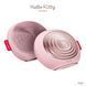 Електронна ультразвукова термощітка для обличчя GESKE Sonic Thermo Facial Brush 5в1 by Hello Kitty pink HB0245 фото 6