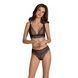 Комплект Passion AMBERLY SET black, XXL/XXXL, бралет і трусики бразиліана SX0466 фото 1