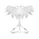 Жіноча портупея Art of Sex - Wings біла L-2XL, екошкіра SX2368 фото 3