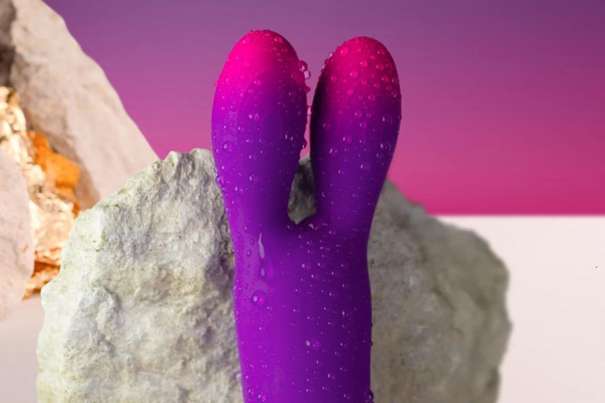 Вібратор Rocks Off Glo Girl - Bunny (м'ята упаковка!!!) SX2680-R фото