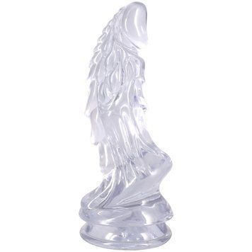 Фентезійний фалоімітатор Doc Johnson Crystal Jellies - Invader Dong 8.5 Inch - Clear SX4432 фото