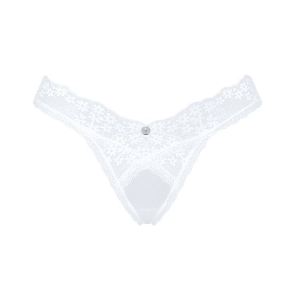 Мереживні танга Obsessive Heavenlly thong XL/2XL SO8187 фото