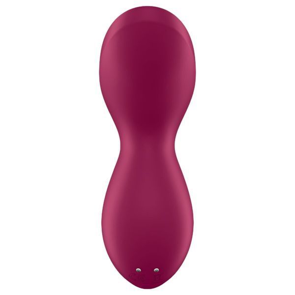 Вібратор для клітора з перлинною стимуляцією Satisfyer Exciterrr Berry, 2 незалежні мотори SX1218 фото