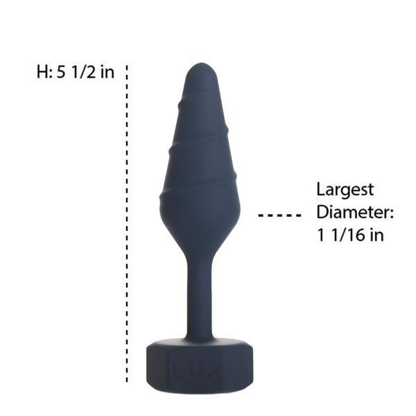 Анальна пробка Lux Active Twist Plug Small Blue SX3926 фото