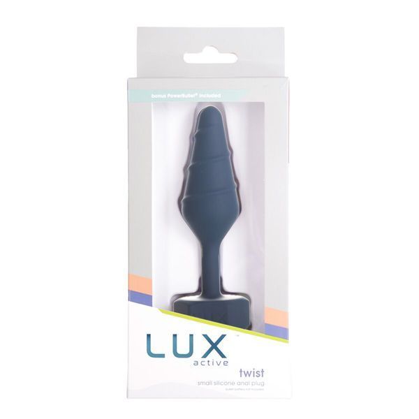 Анальна пробка Lux Active Twist Plug Small Blue SX3926 фото