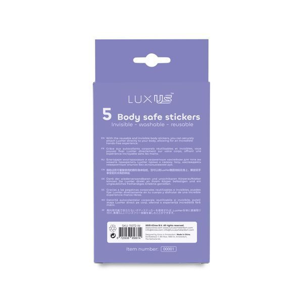 Комплект наліпок для вібратора LuxusHer Kiiroo Luxus Stickers (2 шт) SX3202 фото