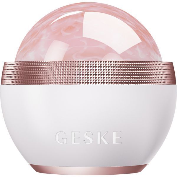 Кульковий масажер з рожевим кварцом GESKE SmartAppGuided Rose Quartz Depuffing Sphere 7in1 starlight HB0652 фото