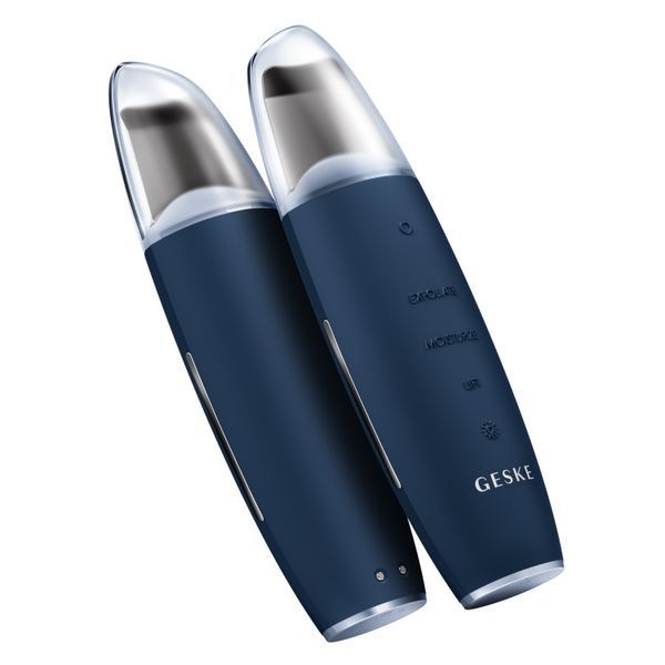 Мікрострумовий скрабер для шкіри та усунення чорних точок GESKE MicroCurrent Skin Scrubber&Blackhead Remover 9в1 midnight HB0144 фото