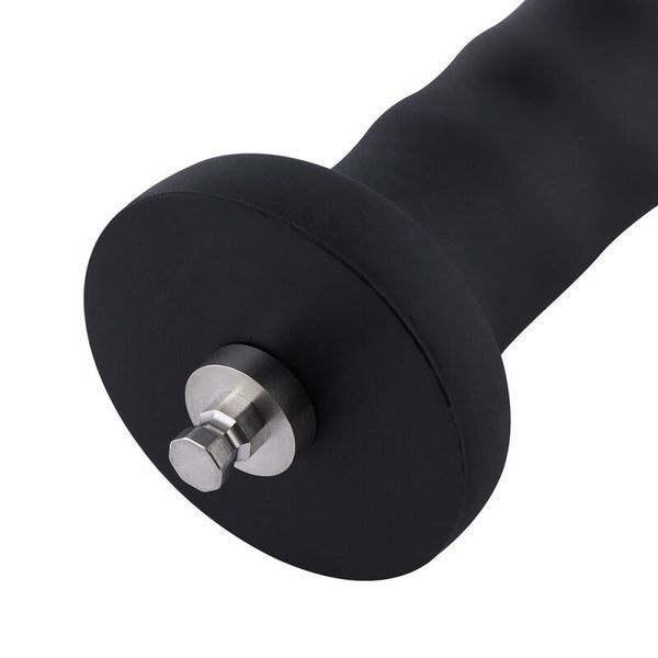 Силіконовий фалоімітатор для секс-машин Hismith 7.1&Prime; Anal Dildo Black, система KlicLok SO6201 фото
