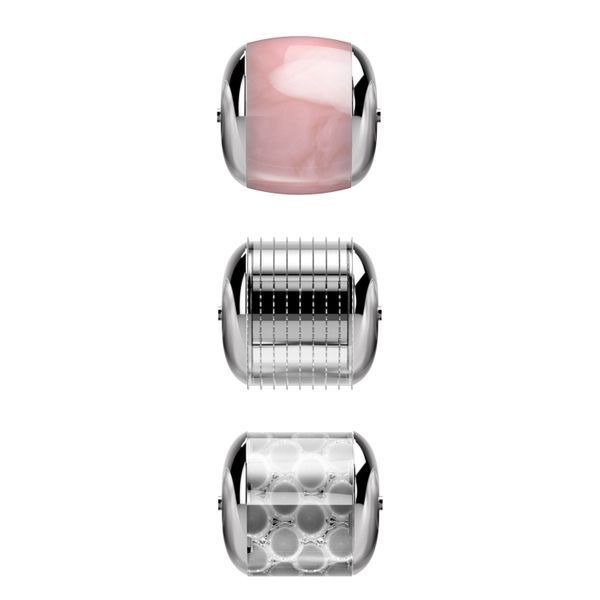 Електронний ролер для обличчя з мікроголками GESKE MicroNeedle Face Roller 9в1 white HB0194 фото