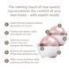 Кульковий масажер з рожевим кварцом GESKE SmartAppGuided Rose Quartz Depuffing Sphere 7in1 starlight HB0652 фото 7