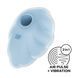 Вакуумний стимулятор з вібрацією Satisfyer Cloud Dancer Blue SO8974 фото 1