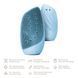 Очищувальна щітка для обличчя GESKE Sonic Thermo Facial Brush&Face-Lifter 8в1 aquamarine HB0094 фото 2