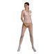 Бодістокінг Passion ECO BS001 One Size white, з доступом, імітація підв&rsquo;язок, флористичний декор SO7067 фото 1