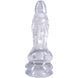 Фентезійний фалоімітатор Doc Johnson Crystal Jellies - Invader Dong 8.5 Inch - Clear SX4432 фото 4