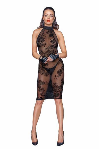 Сукня Noir Handmade F240 Midi tulle dress with velvet straps, M SX0140 фото