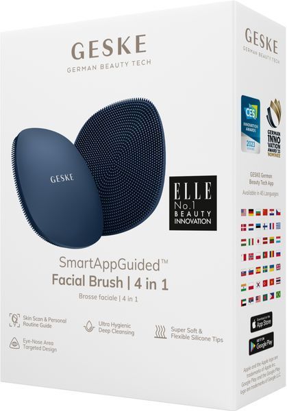 Щітка для обличчя GESKE Facial Brush 4в1 midnight HB0045 фото
