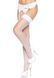 Панчохи-сітка для кріплення на пояс Leg Avenue Nylon Fishnet Thigh Highs One size, White SO7965 фото 4