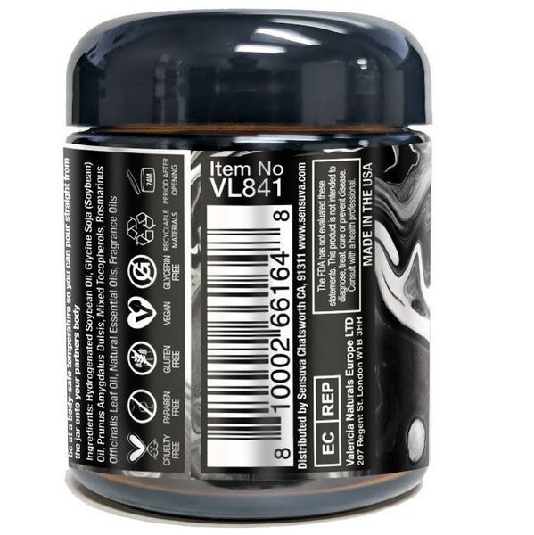 Масажна свічка Sensuva [HE]RO Dark Temptation Massage&nbsp;Oil&nbsp;Candle&nbsp;113г SX2600 фото