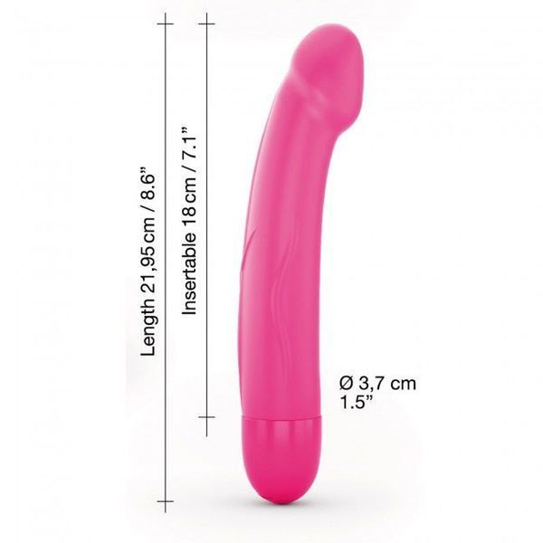 Вібратор Dorcel Real Vibration M Magenta 2.0, діаметр 3,7см, перезаряджається, для точки G SO3571 фото