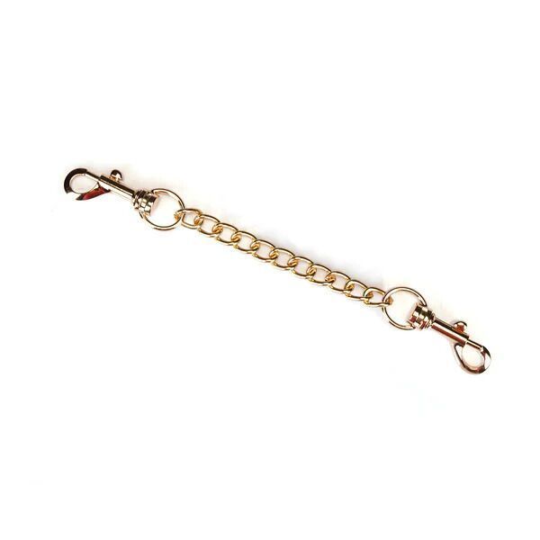 Наручники Liebe Seele Boudoir Amor Wrist Cuffs Black, з&rsquo;єднувальний ланцюжок на карабінах SX1669 фото
