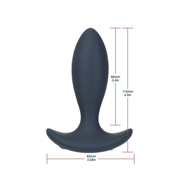 Анальна пробка з пульсацією Lux Active &ndash; Throb &ndash; 4.5" Anal Pulsating Massager, пульт ДК SO5571 фото