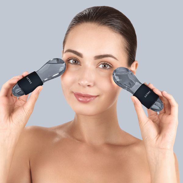 Подвійний масажер для очей GESKE Cool&Warm Duo Eye Massager 7в1 black HB0319 фото