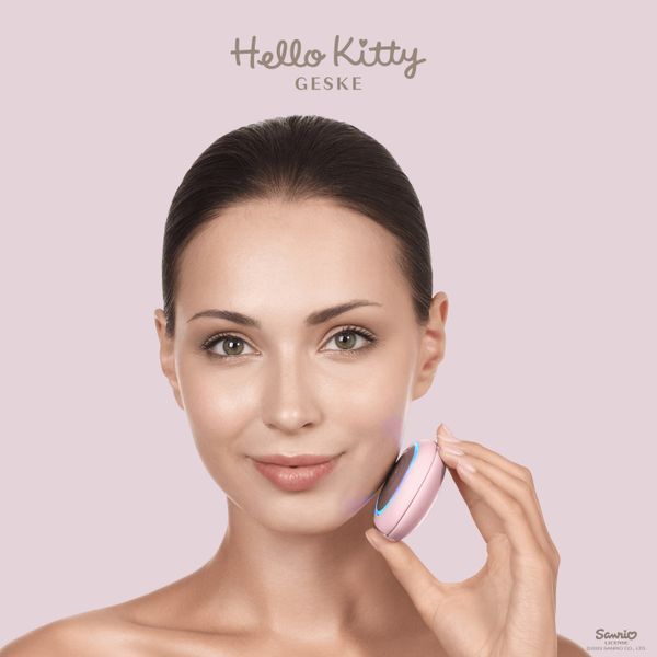 Ультразвукова маска тепло та холод GESKE Sonic Warm&Cool Mask 8в1 by Hello Kitty pink HB0247 фото