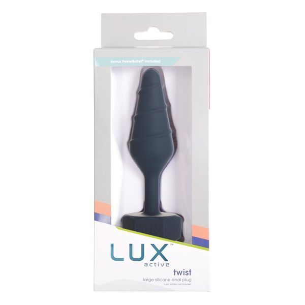 Анальна пробка Lux Active Twist Plug Large Blue SX3927 фото