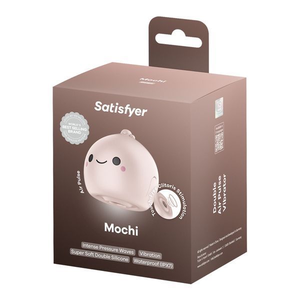 Вакуумний кліторальний стимулятор Satisfyer Mochi Beige SX3542 фото