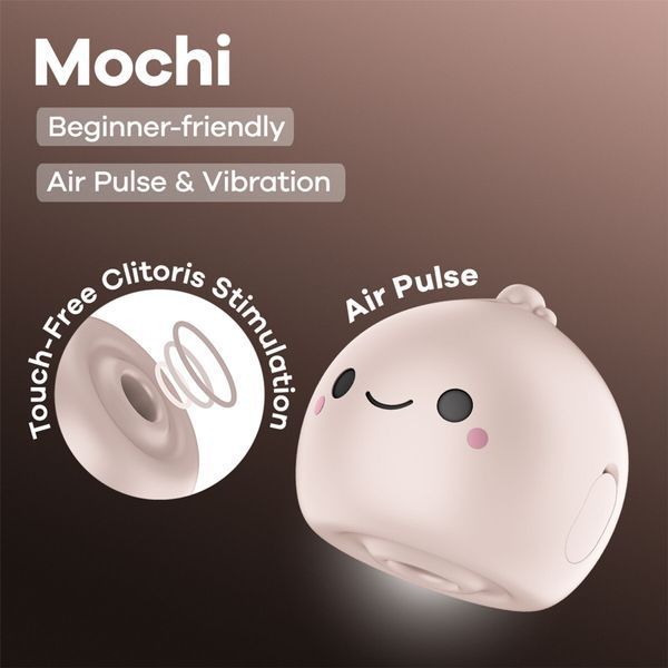 Вакуумний кліторальний стимулятор Satisfyer Mochi Beige SX3542 фото