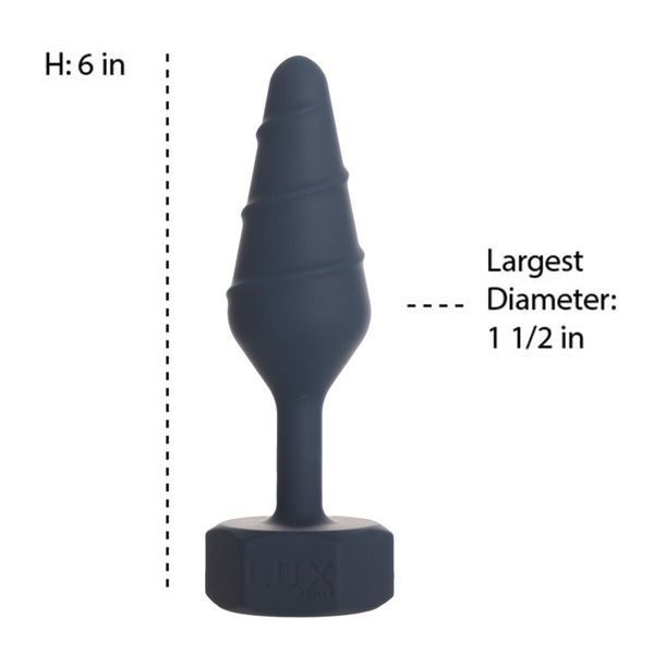Анальна пробка Lux Active Twist Plug Large Blue SX3927 фото