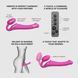 Безремінний страпон з вібрацією Strap-On-Me Vibrating Fuchsia XL, діам. 4,7см, пульт ДК, регульований SX2573 фото 3