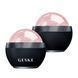 Кульковий масажер з рожевим кварцом GESKE SmartAppGuided Rose Quartz Depuffing Sphere 7in1 black HB0653 фото 6
