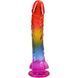 Фалоімітатор Doc Johnson Crystal Jellies - 9.5 Inch Dildo - Rainbow SX4433 фото 4
