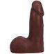 Фалоімітатор Doc Johnson The Realistic Cock ULTRASKYN - 5 Inch with Balls Chocolate SX4483 фото 2