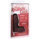 Фалоімітатор Doc Johnson The Realistic Cock ULTRASKYN - 5 Inch with Balls Chocolate SX4483 фото 8