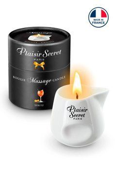 Масажна свічка Plaisirs Secrets Spritz (80 мл) подарункове паковання, керамічний посуд SX4869 фото