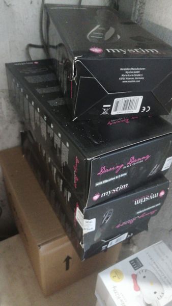Вібратор-кролик з електростимуляцією Mystim Daring Danny eStim Black (м'ята упаковка!!!) SO2988-R фото