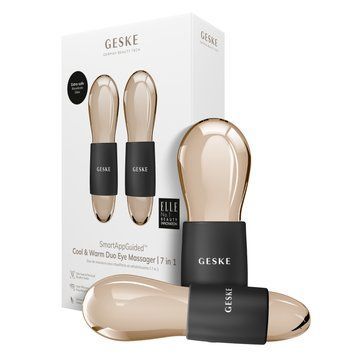 Подвійний масажер для очей GESKE Cool&Warm Duo Eye Massager 7в1 gray HB0320 фото