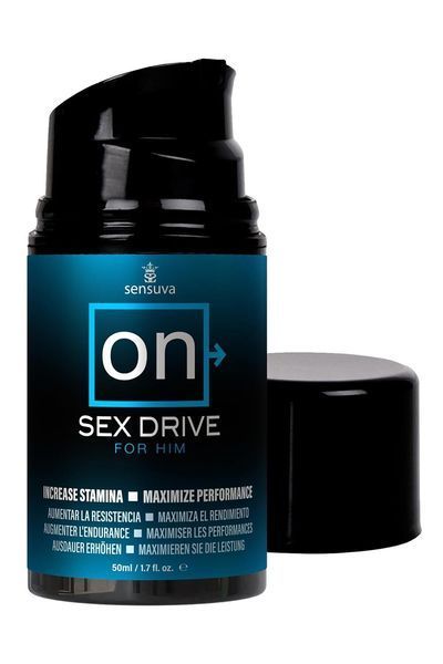 Крем для підвищення лібідо у чоловіків Sensuva ON Sex Drive for Him 50мл, з натуральними екстрактами SO3184 фото