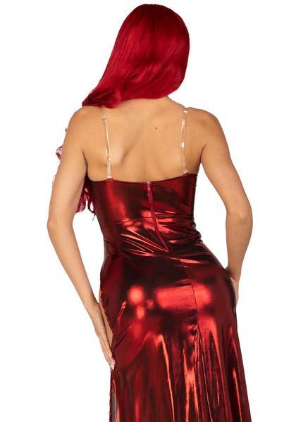 Еротична сукня Leg Avenue Shimmer bodysuit with skirt M SO9186 фото