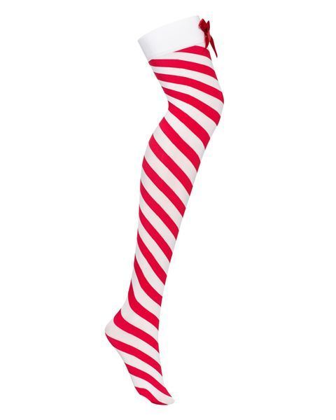 Панчохи Obsessive Kissmas stockings L/XL SX3105 фото