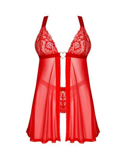 Бебі-дол Obsessive Elianes babydoll & thong M/L SX1144 фото