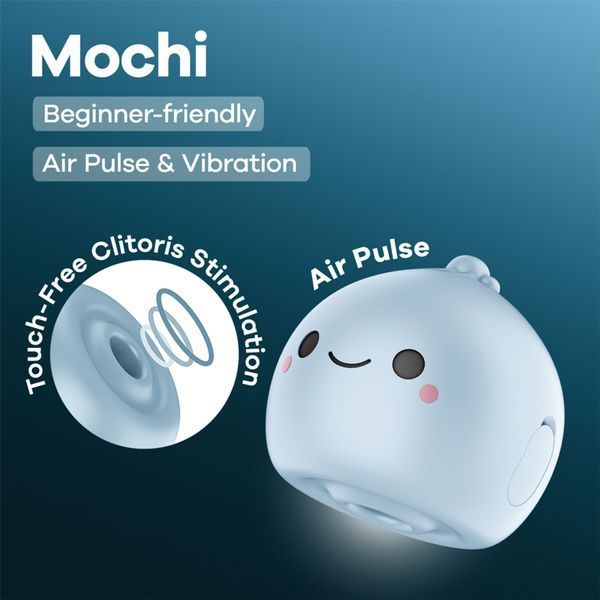 Вакуумний кліторальний стимулятор Satisfyer Mochi Frost Blue SX3543 фото