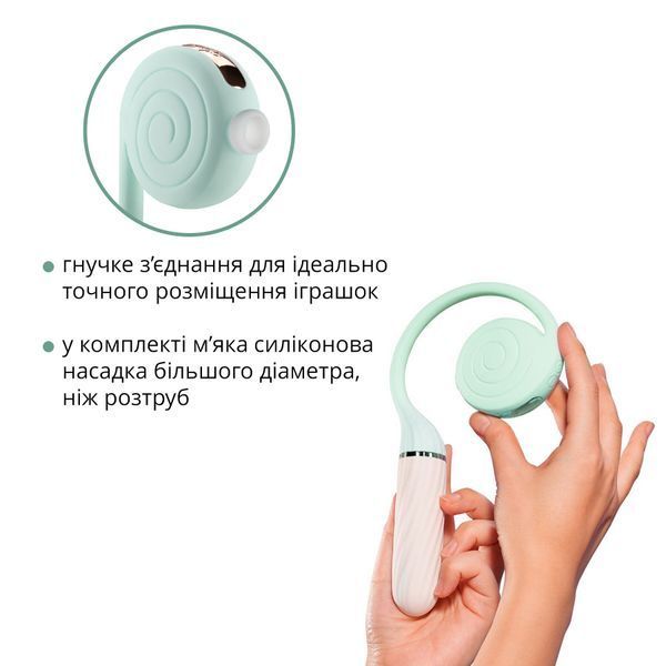 Пульсатор з вакуумною стимуляцією Otouch LOLLIPOP Teal SO9427 фото