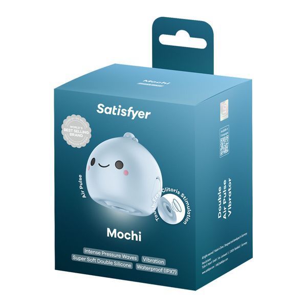 Вакуумний кліторальний стимулятор Satisfyer Mochi Frost Blue SX3543 фото