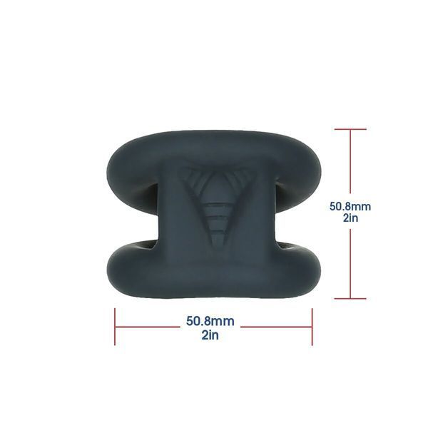 Подвійне ерекційне кільце LUX Active &ndash; Tug &ndash; Versatile Silicone Cock Ring SO5574 фото