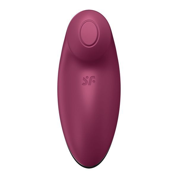 Вібростимулятор-пульсатор Satisfyer Tap & Climax 2 Red, ефект постукування пальцем SX2185 фото