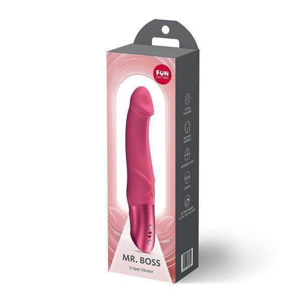 Вібратор Fun Factory Mr. Boss Raspberry SX3720 фото